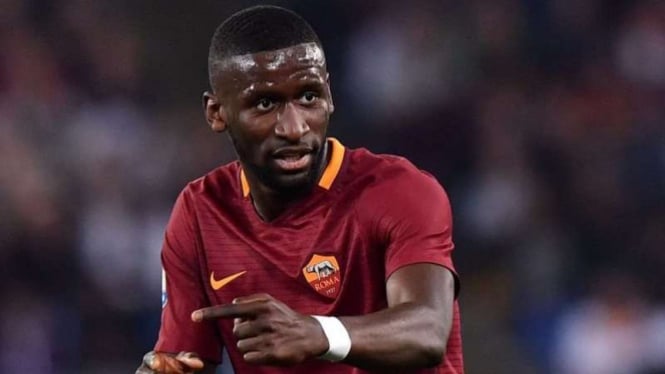 Pemain belakang AS Roma, Antonio Ruediger