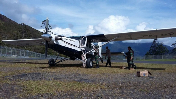 Pesawat Susi Air ditembaki di Puncak Jaya Papua