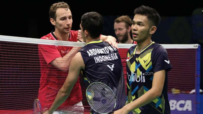 Ganda putra Indonesia, Fajar Alfian/M Rian Ardianto di Indonesia Open 2017