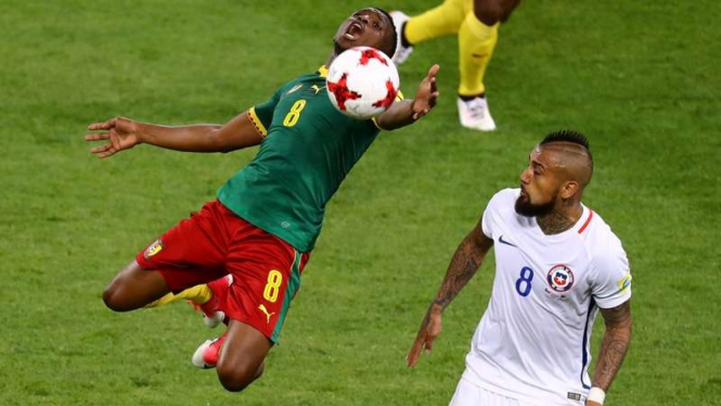 Pertandingan Kamerun vs Chile di Piala Konfederasi 2017