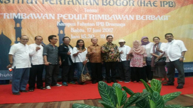 Acara Rimbawan Peduli para alumni IPB.