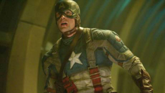 Chris Evans dalam Captain America