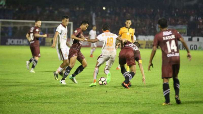 Duel PSM Makassar vs Pusamania Borneo FC