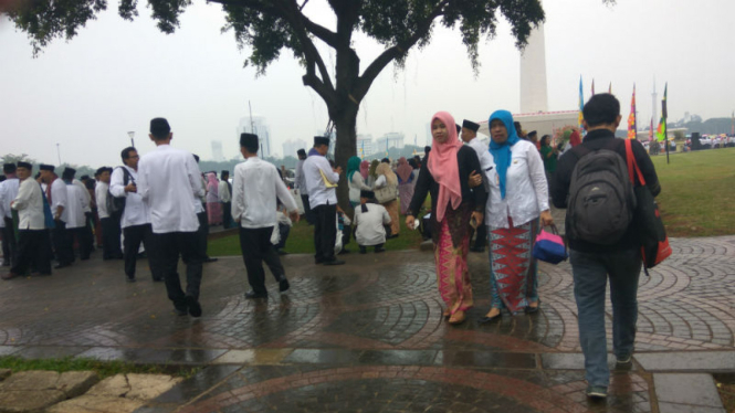 PNS DKI kabur tak ikut upacara HUT Jakarta