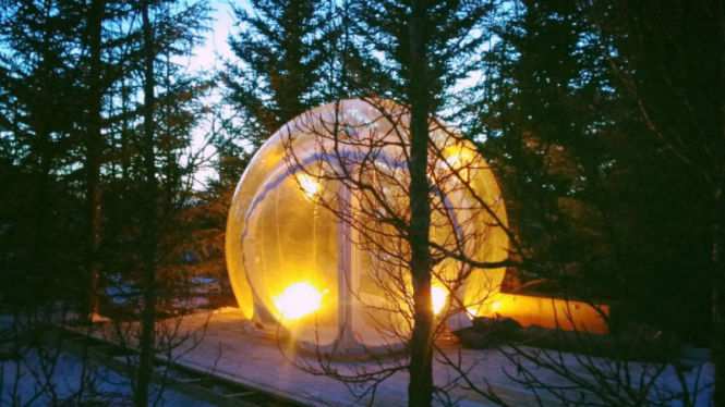 Hotel Bubbles di Islandia
