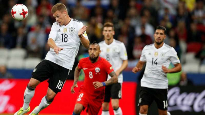 Pertandingan Timnas Jerman kontra Chile di ajang Piala Konfederasi