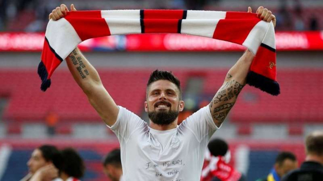 Penyerang Arsenal, Olivier Giroud