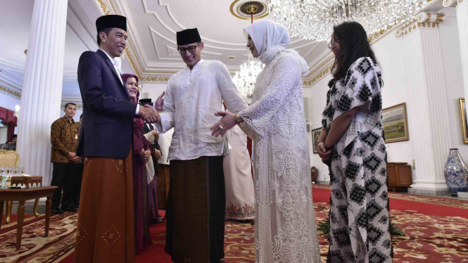 (ILUSTRASI) Sejumlah Tokoh dan Pejabat Hadiri Open House Presiden Jokowi