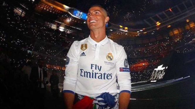 Megabintang Real Madrid, Cristiano Ronaldo.