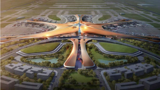 Bandara terbesar dunia akan dibangun di Beijing.