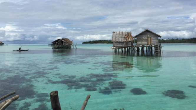 Kampung nelayan Pulau Boo, Kofiau, Raja Ampat