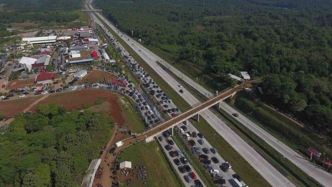 Kondisi Terkini Tol Cipali dari Udara