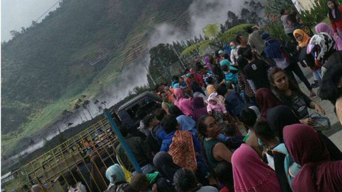 Kawah Sileri di Kawasan Gunung Dieng