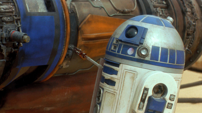 Robot R2-D2 di film Star Wars