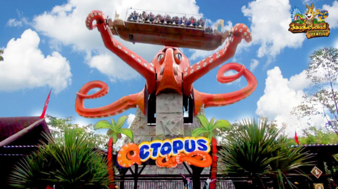 Octopus, wahana baru di Jungleland Sentul.