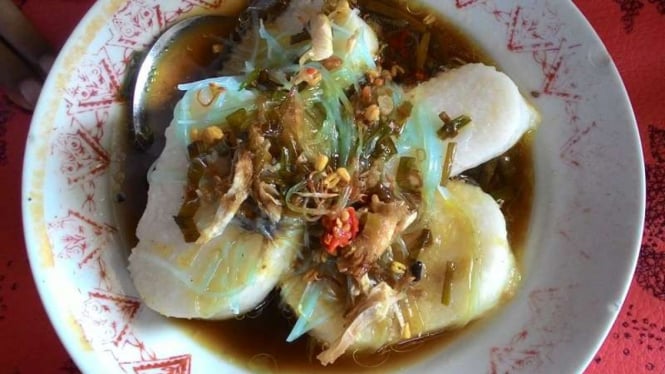 Menu ketupat Lebaran di Madura