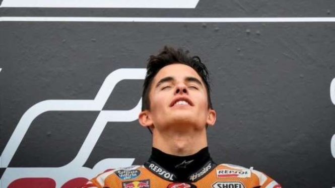 Pembalap Repsol Honda, Marc Marquez.