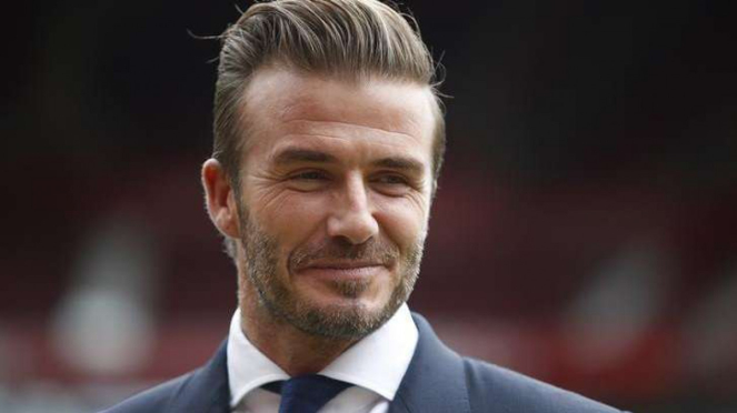 Legenda sepakbola Inggris, David Beckham.