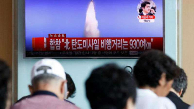 Siaran peluncuran balistik misil G20 oleh Korea Utara