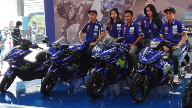 Peluncuran lima motor Yamaha berlivery MotoGP.