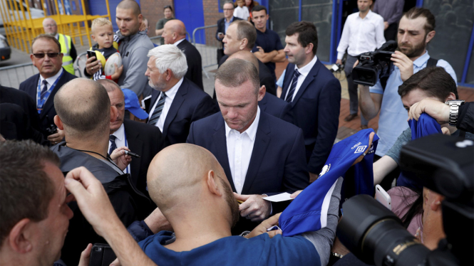 Wayne Rooney kembali ke Everton