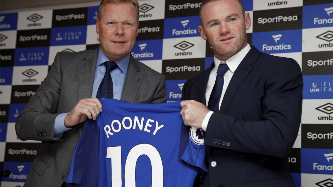 Wayne Rooney kembali ke Everton