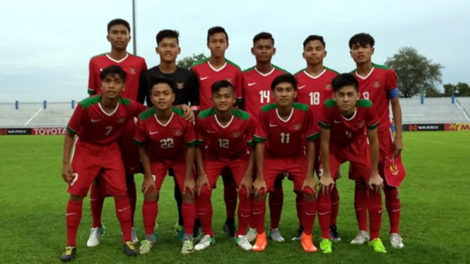 Pemain Timnas Indonesia U-16 di Piala AFF U-15