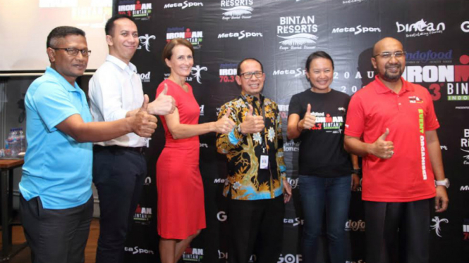  Kompetisi Thriatlon Ironman 70.3 akan digelar di Pulau Bintan.