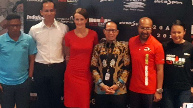 Konferensi pers Triathlon Ironman Bintan