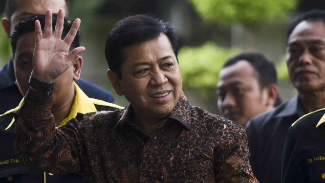 Ketua DPR sekaligus Ketua Umum Partai Golkar, Setya Novanto.