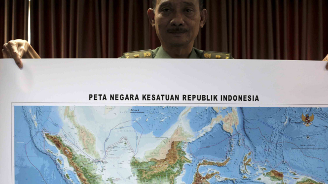 Peta Indonesia.