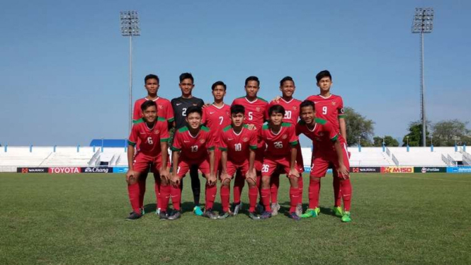 Para pemain Timnas Indonesia U-16