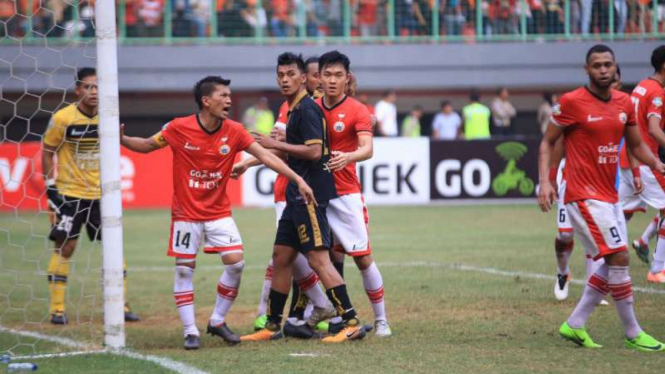 Duel Persija Jakarta vs Pusamania Borneo FC