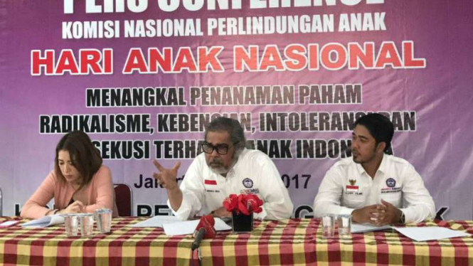 Komnas Anak konferensi pers Hari Anak Nasional 2017