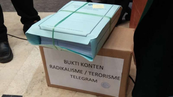 Bukti Konten Terorisme Telegram