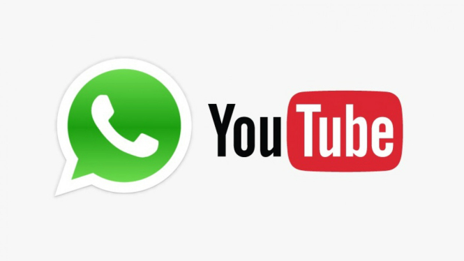 Ilustrasi WhatsApp dan YouTube.