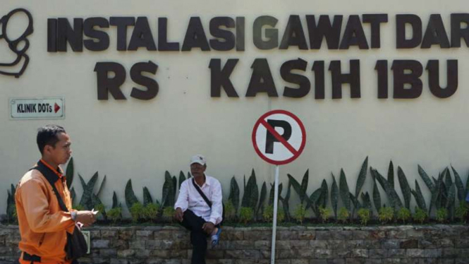 Rumah Sakit Kasih Ibu Solo, tempat Sudjiatmi Notomiharjo, ibunda Presiden Joko Widodo, dirawat sejak Senin sampai Rabu, 19 Juli 2017.