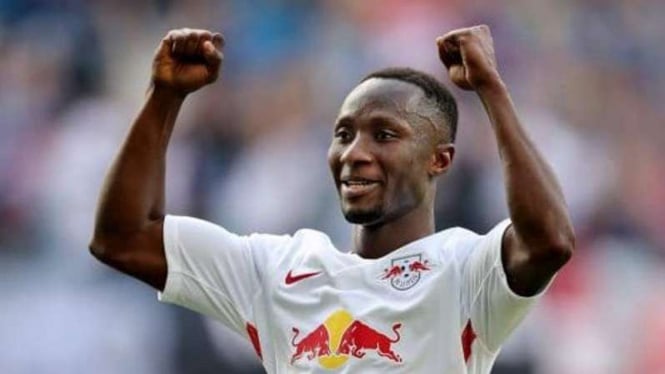 Naby Keita, gelandang Red Bull Leipzig.