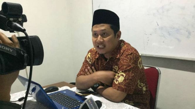 Ketua HTI Jawa Barat, Luthfi Afandi, di Kota Bandung pada Rabu, 19 Juli 2017.