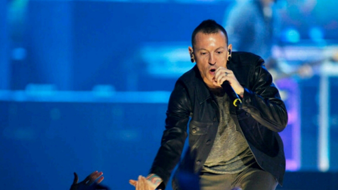 Vokalis Linkin Park Chester Bennington.