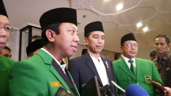 Presiden Joko Widodo di Mukernas PAN