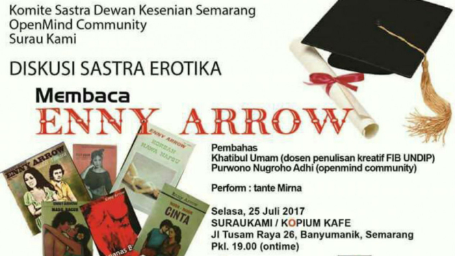 Diskusi Sastra Enny Arrow