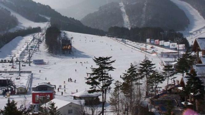 Dragon Valley Sky, lokasi Olimpiade di PyeongChang