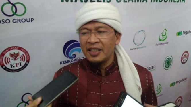 Ulama kondang Abdullah Gymnastiar alias Aa Gym.