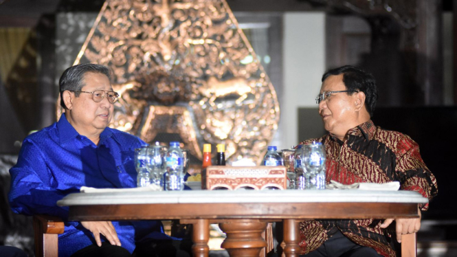 SBY dan Prabowo di Puri Cikeas, Kamis (27/7)