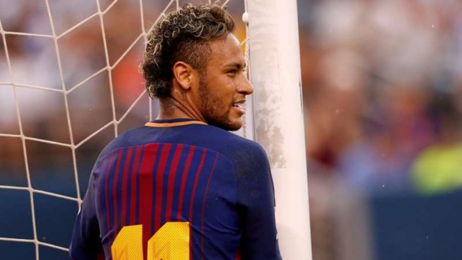 Penyerang Barcelona, Neymar Jr.