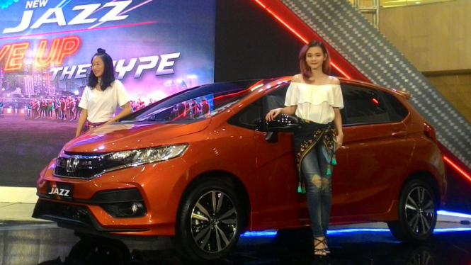 Peluncuran Honda Jazz baru di Surabaya.