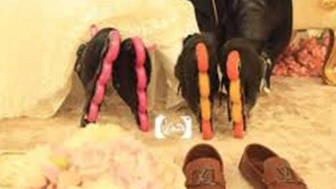 Pengantin bersepatu roda, dobrak tradisi di Arab Saudi.