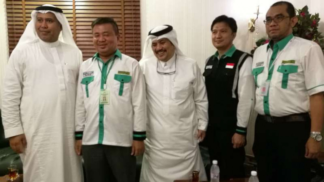 Pejabat Muassasah Perhajian Arab Saudi untuk Asia Tenggara bersama Kadaker Mekah