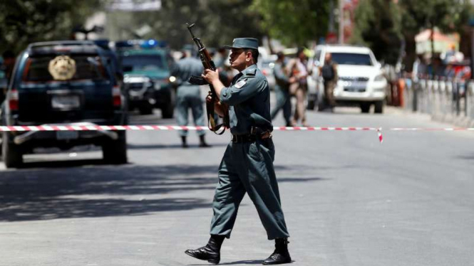 Polisi di Kabul, Pakistan.